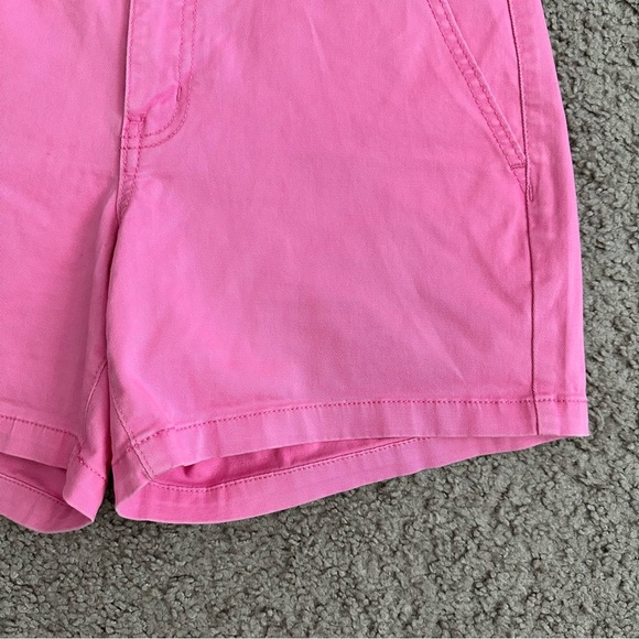a.n.a Mid-Rise Midi Chino Pink Short Womens 4 - Picture 5 of 13